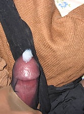 Cum on Pantyhose photo 3 of 5