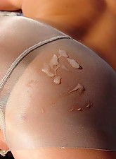 Cum on Pantyhose photo 3 of 5
