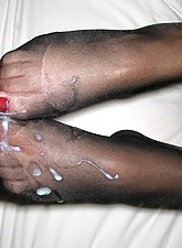 Cum on Pantyhose photo 2 of 5