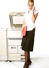 Secretary in Stockings photo 3 of 6