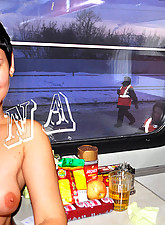 Russian Train Sex photo 2 of 6